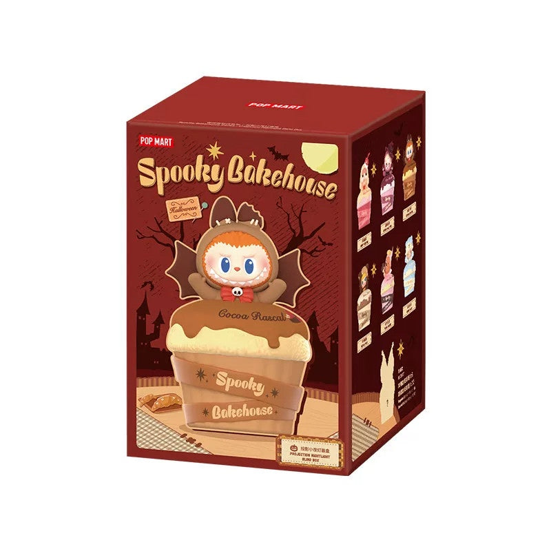 POP MART Spooky Bakehouse Series Cocoa Rascal Projection Night Light Blind Box