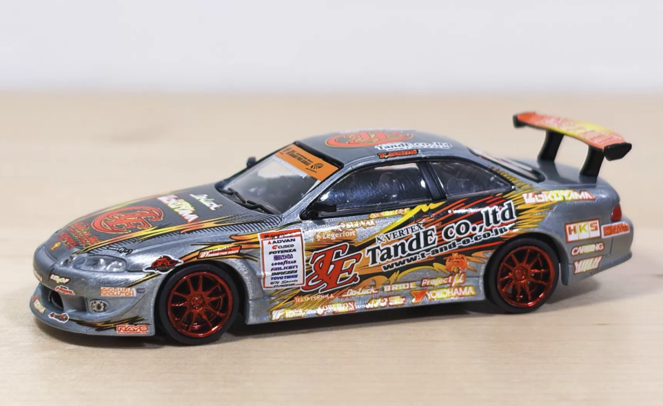 GLOBAL 64 1/64 Toyota Soarer Vertex Red Wheels Tokyo Show Secret Chase