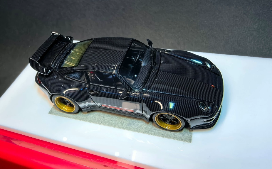 MY64 1:64 Gunther Werks Porsche 993 All Carbon High Wing Resin Model