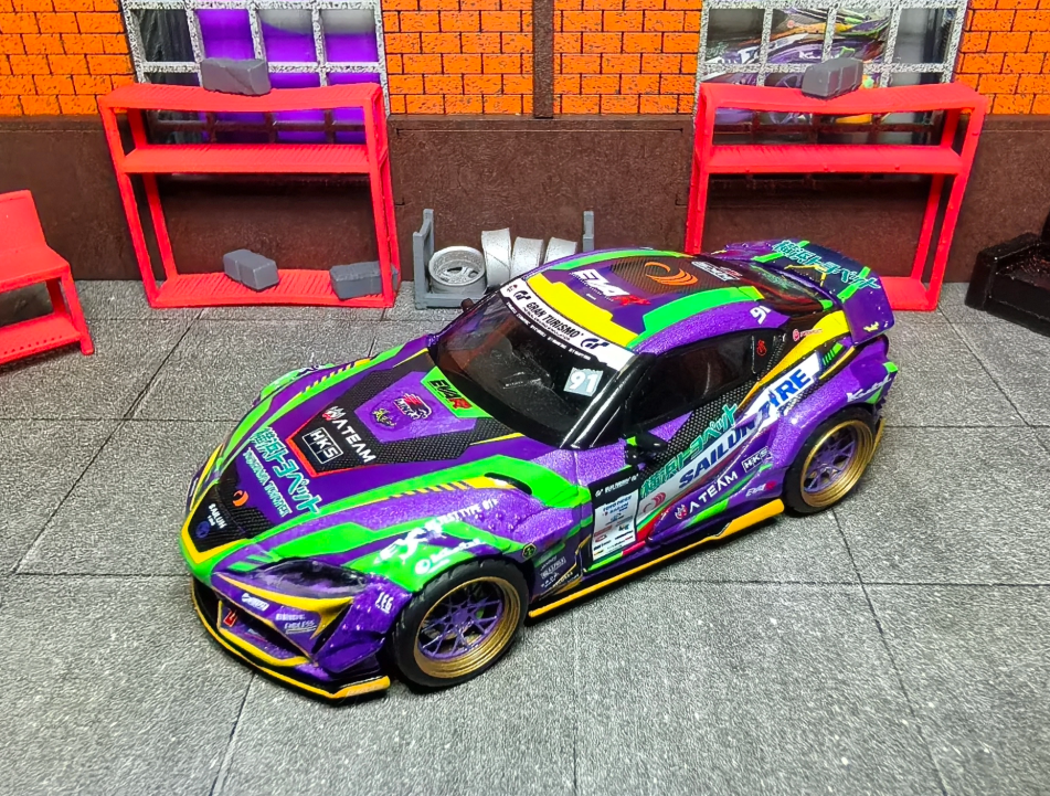MINI GT 951 GR Supra EVA-01 Livery