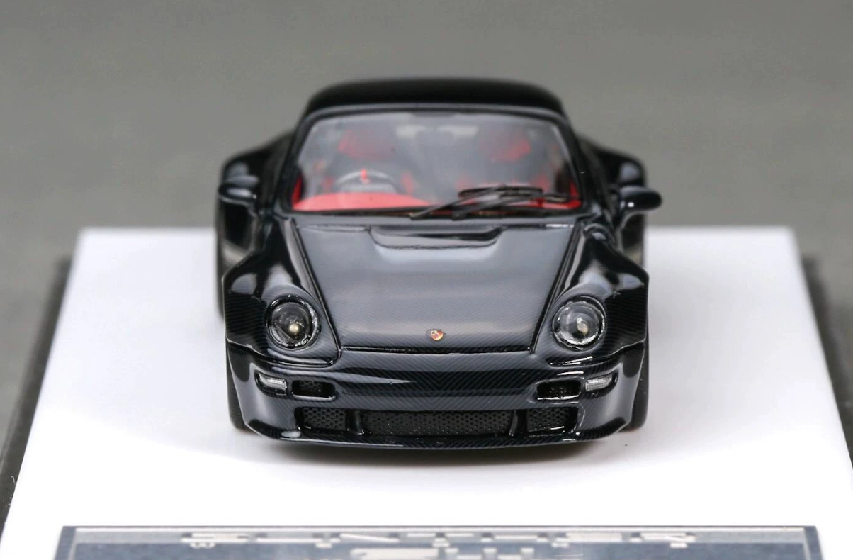 MY64 1:64 Gunther Werks Porsche 993 All Carbon Gold Wheels Resin Model