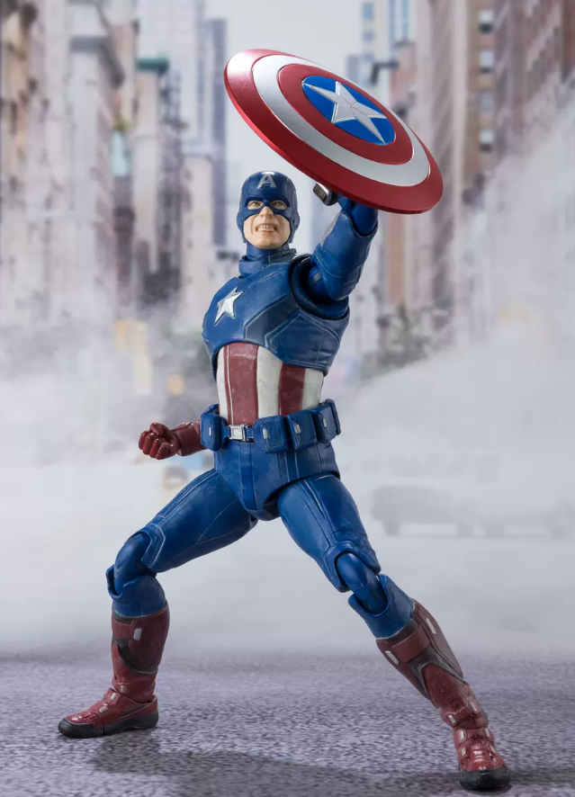 Bandai S.H.Figuarts Avengers Captain America Battle Damage Ed.