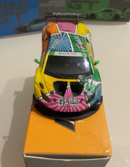 MINIGT 1/64 Lamborghini Huracán GT3 EVO #19 GEAR Racing Comic Livery
