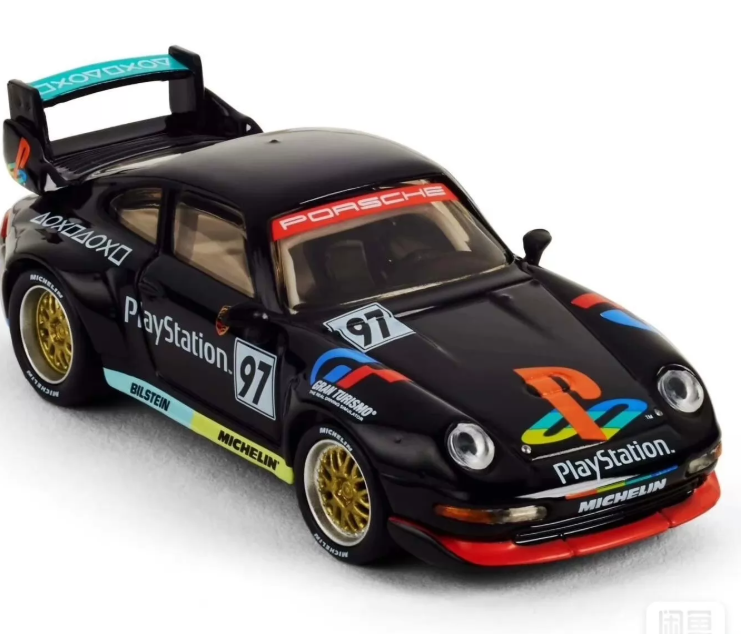 Hot Wheels Elite 64 1/64 Porsche 911 GT2 EVO 993 PlayStation Livery Sealed