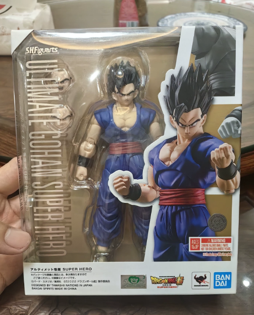Bandai SHF Dragon Ball Super Hero Gohan and Earth Goku 2.0 Combo