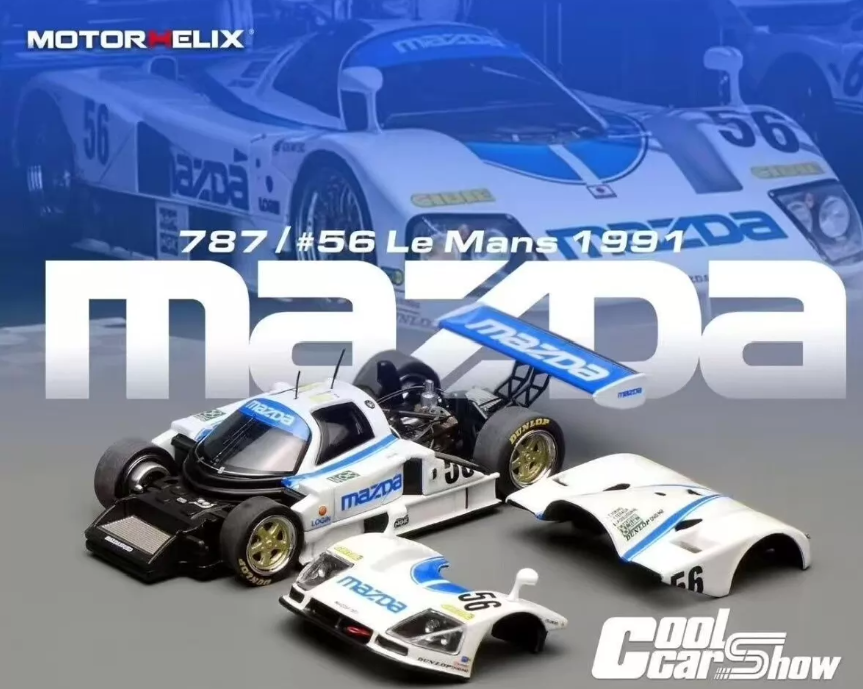 MotorHelix 1:64 Mazda 787B Le Mans 56 Shenzhen Kyushu Exclusive Opening Bodywork