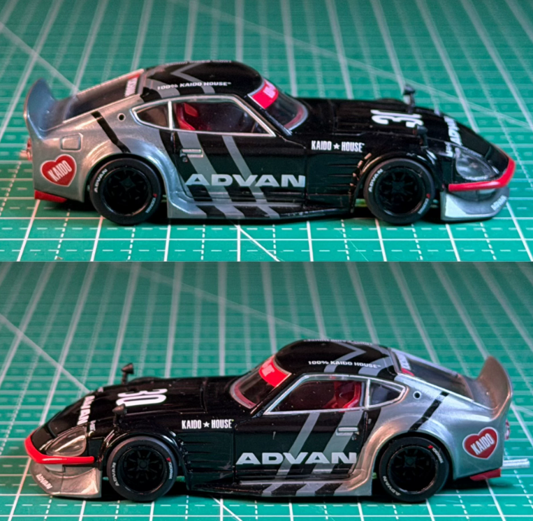 MINI GT 1/64 Nissan Fairlady Z Kaido GT Advan Chase Diecast Model
