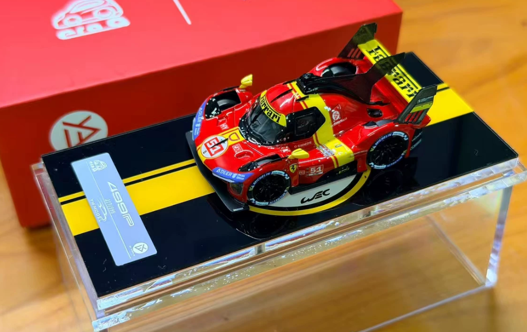 YM MODEL 1:64 Ferrari 499P #51 2023 Le Mans ERAQ×DY WORKS Resin Model