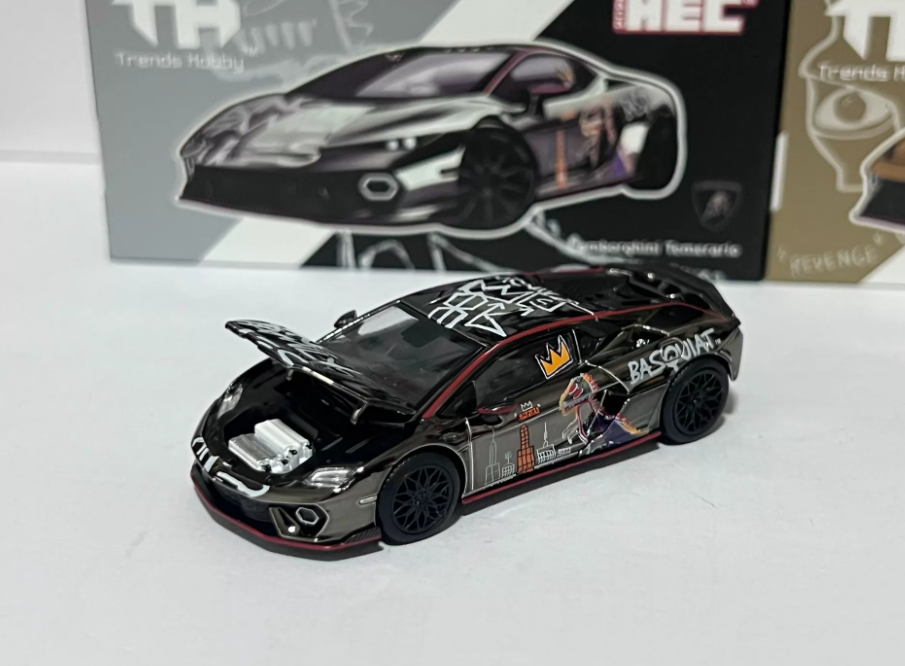 Trends Hobby 1/64 Lamborghini Temerario Basquiat Collaboration
