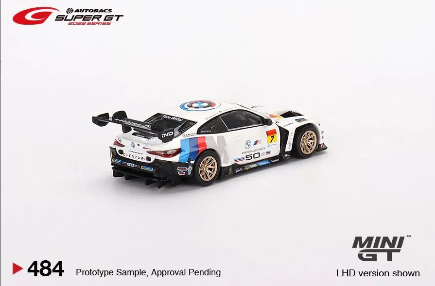 MINI GT 484 BMW M4 GT3 #7 2022 Super GT 1/64