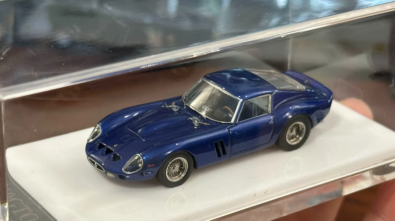 SCM MY64 1/64 Ferrari 250 GTO Metallic Blue Rare Resin Model