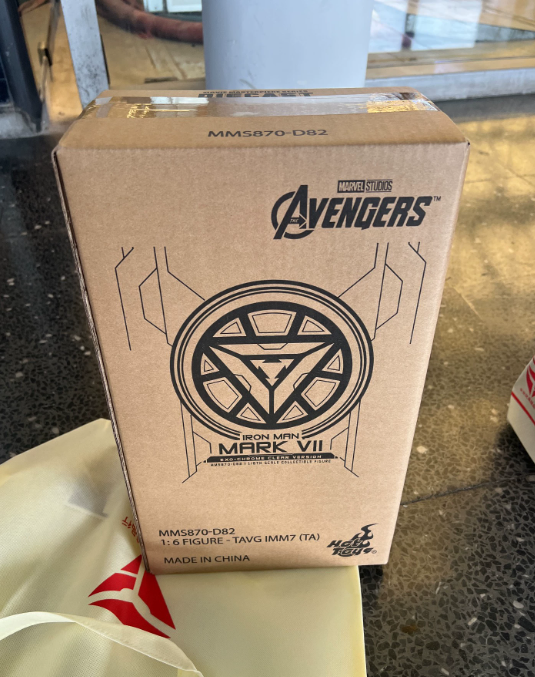 Hot Toys Iron Man Mark VII Exo-Chrome Clear Version MMS870D82
