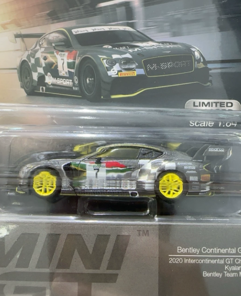MINI GT 284 Bentley Continental GT3 #7 M-Sport 2020 Kyalami Chase