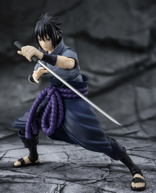 S.H.Figuarts Naruto Shippuden Sasuke Uchiha The Solitary Ninja Figure