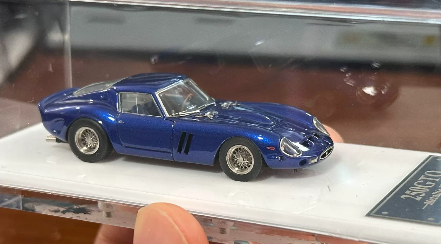 SCM MY64 1/64 Ferrari 250 GTO Metallic Blue Rare Resin Model