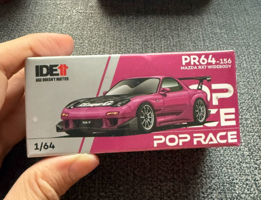 POP RACE 1:64 Mazda RX7 Widebody PR64-156 Indonesia Show Exclusive
