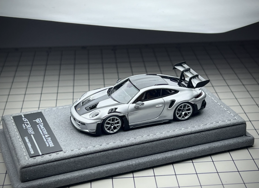 Timothy & Pierre 1/64 Porsche 911 GT3 RS GT Silver