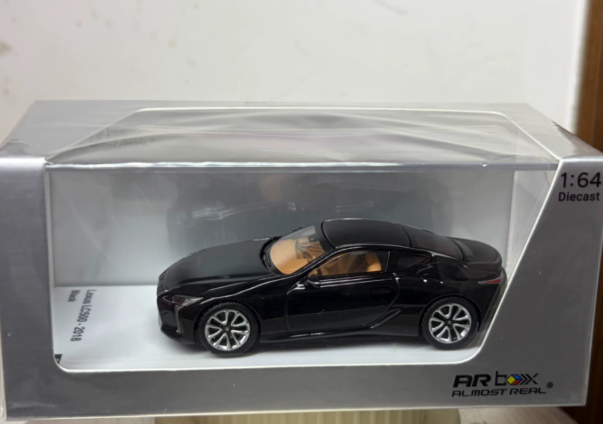 ARbox Almost Real 1/64 Lexus LC500 Black Diecast Model