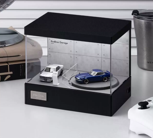 Redline Garage 1/64 Rotating Showroom Concrete Display Case
