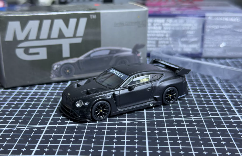 MINI GT 177 Bentley Continental GT3 Test Car 1/64
