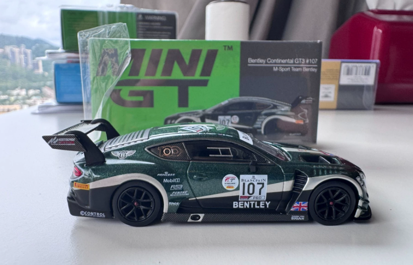 MINI GT 208 M-Sport Team Bentley Continental GT3 1/64