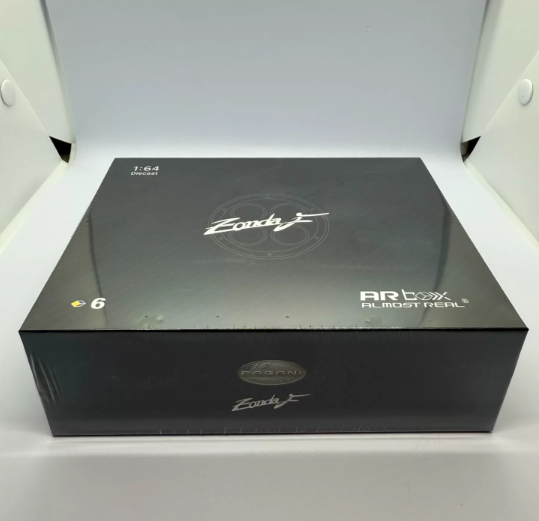 ARbox 1/64 Pagani Zonda F Silver Carbon 2026 HEC Beijing Debut Diecast Model