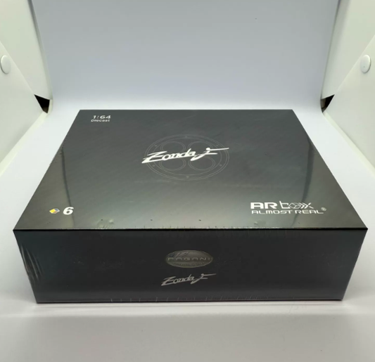 ARbox 1/64 Pagani Zonda F Silver Carbon 2026 HEC Beijing Debut Diecast Model