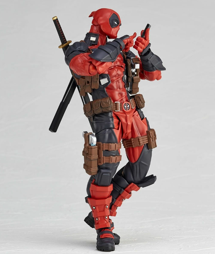 Kaiyodo Revoltech Amazing Yamaguchi Deadpool Action Figure