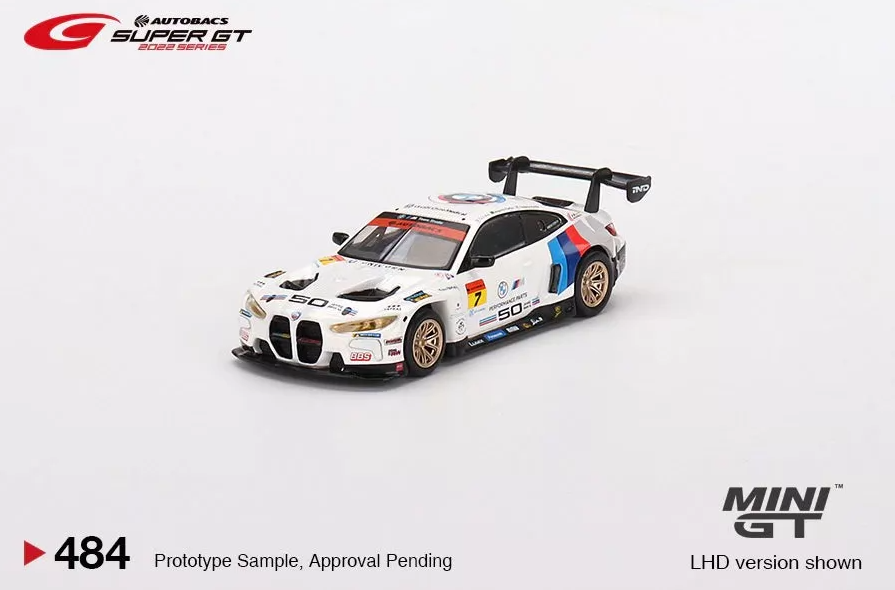 MINI GT 484 BMW M4 GT3 #7 2022 Super GT 1/64
