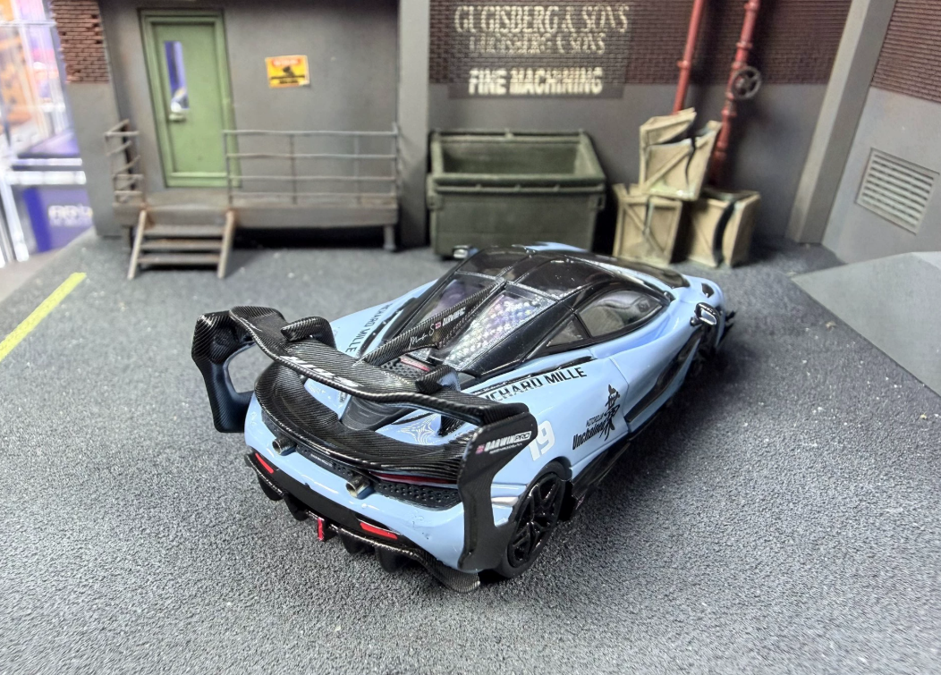 CM Model 1/64 McLaren 720S DarwinPRO Se2 GTR Blue Beijing Expo