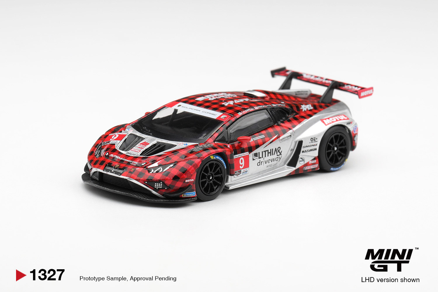 MINI GT 1/64 '25 Daytona Lamborghini Huracan GT3 EVO2 #9 –Preorder Nov 2026