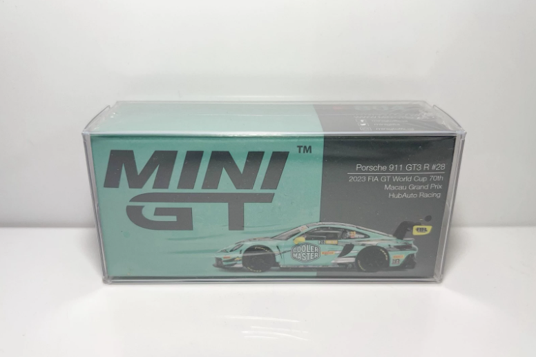 MINI GT 804 Porsche 911 GT3 R #28 2023 Macau GP HubAuto