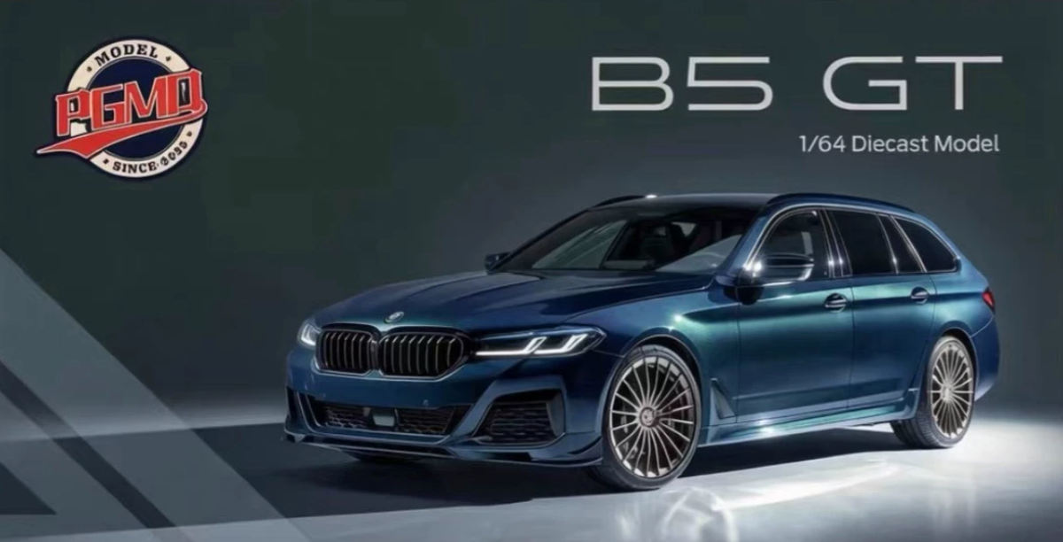 PGMD 1/64 BMW Alpina B5 GT Arctic Race Blue Foshan APA