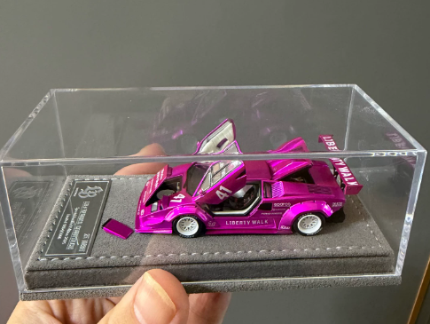 TOPART 1/64 LBWK Lamborghini Countach Metallic Pink Show Exclusive