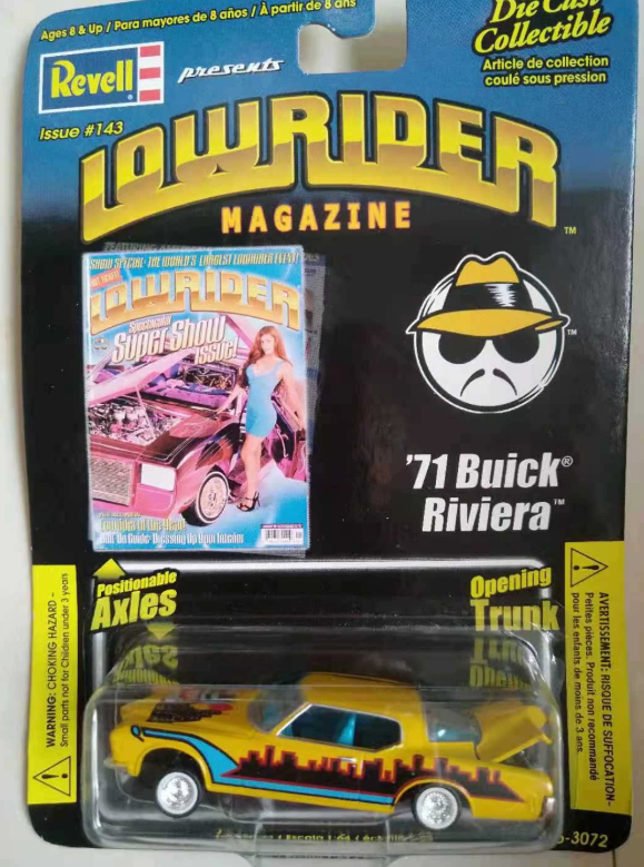 Revell 1:64 Lowrider Magazine '71 Buick Riviera Diecast Model
