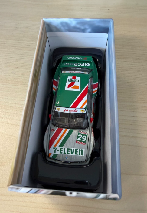 Kaido House MiniGT BMW M3 7-Eleven Chase Edition Clear Coat Diecast Model Car