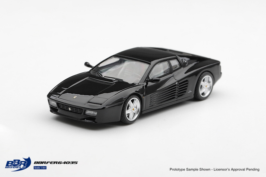 BBR 1/64 Ferrari 512 TR Black Diecast Model Preorder