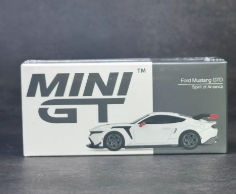 MINI GT 1/64 Ford Mustang GTD White Spirit of America 1097