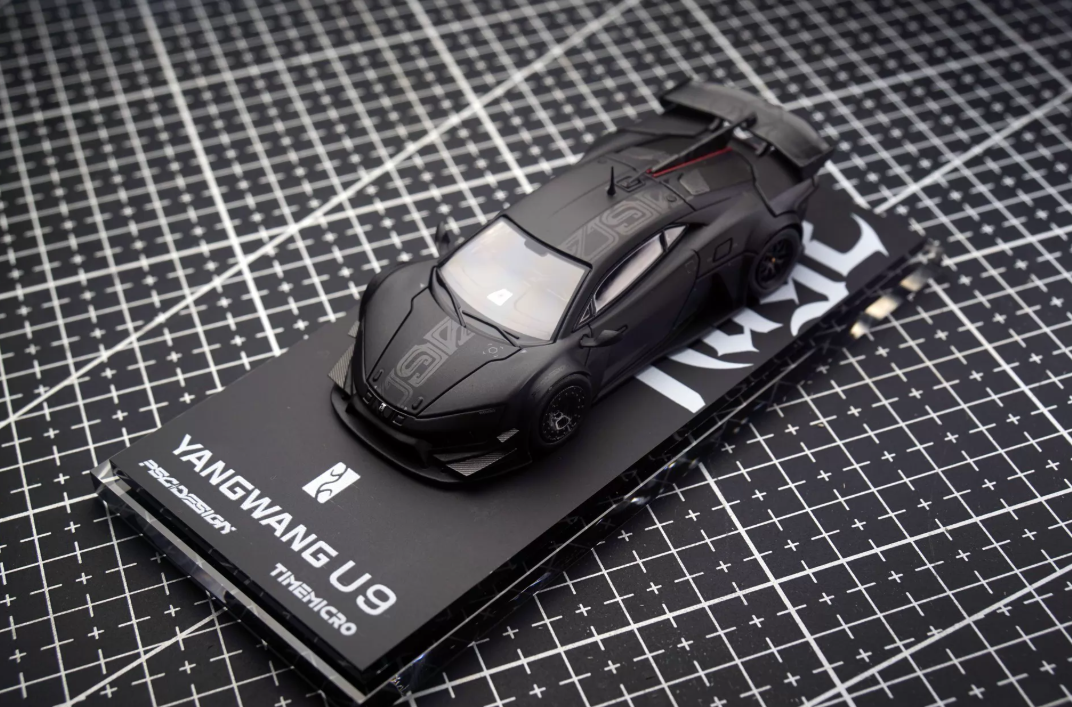 TimeMicro x PSC Design 1/64 Yangwang U9 Rage Black Beijing Show