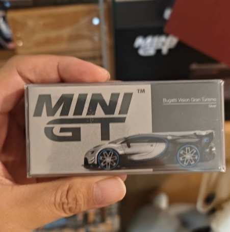 MINI GT 369 Bugatti Vision Gran Turismo Silver 1/64