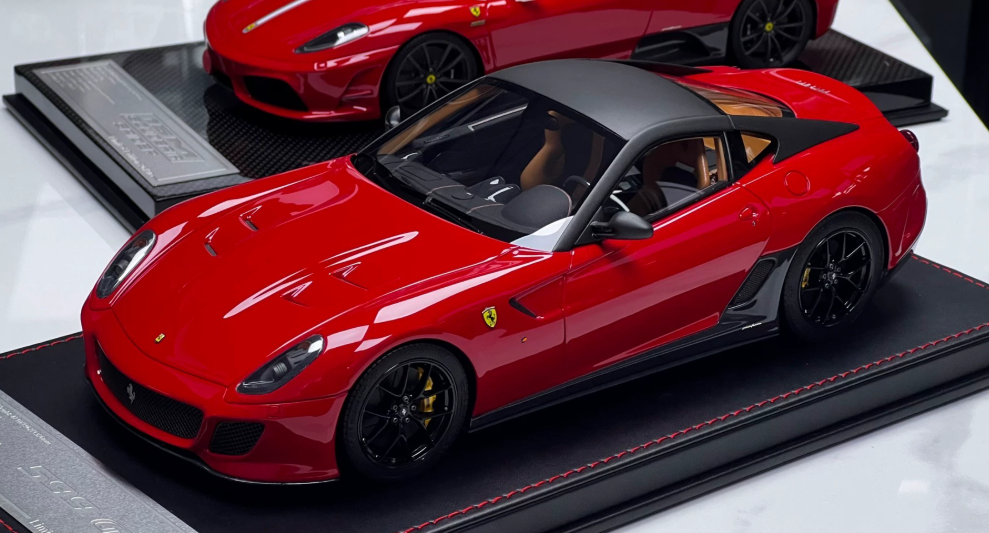 DMH 1/64 Ferrari 599 GTO Rosso Corsa Limited Resin Model