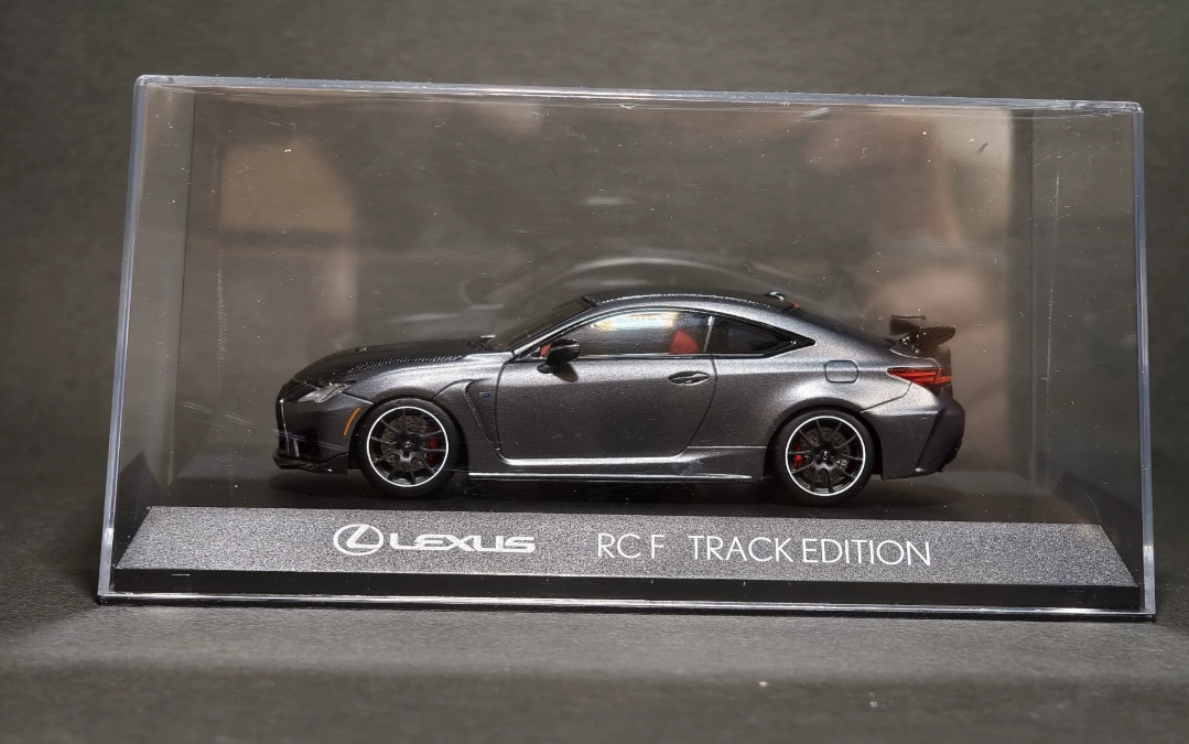 Kyosho 1/43 Lexus RC F Track Edition Gray Diecast Model