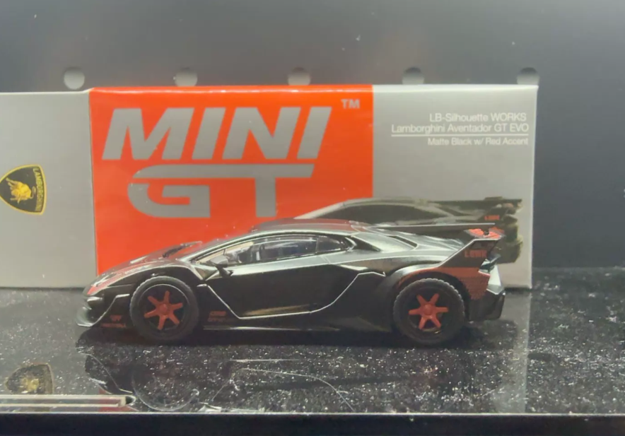 MINI GT 518 LB-Silhouette Lamborghini Aventador GT EVO Matte Black Malaysia