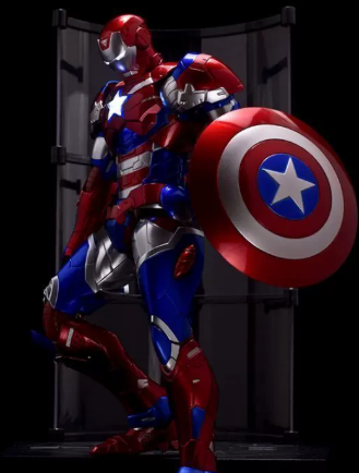 Sentinel RE:EDIT 03 Iron Patriot Captain America Color Action Figure