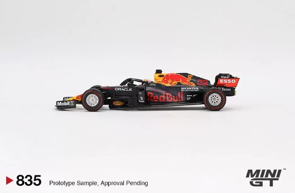 MINI GT 1/64 835 Red Bull RB16B Max Verstappen Abu Dhabi GP Winner