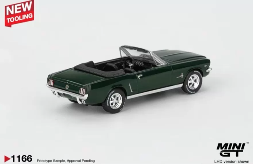 MINI GT 1166 Ford Mustang Convertible 1964 Highland Green